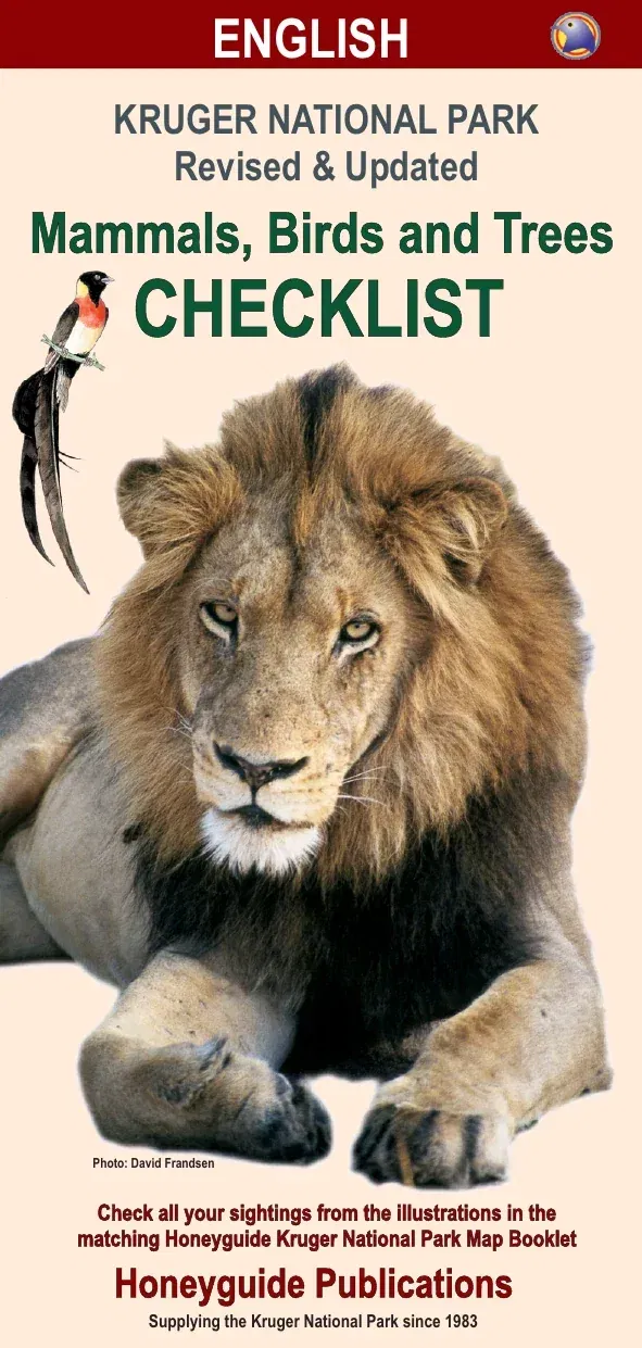 Kruger National Park checklist cover