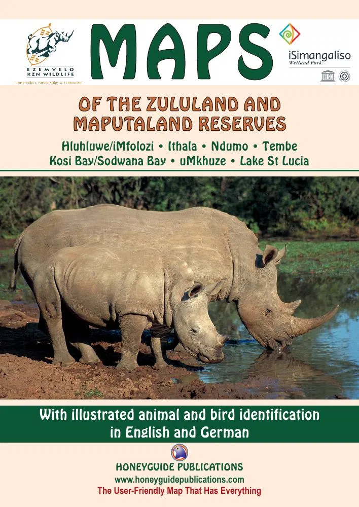 Zululand & Maputaland Reserves map book cover