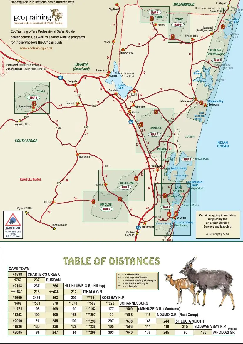 Zululand map book preview page 1